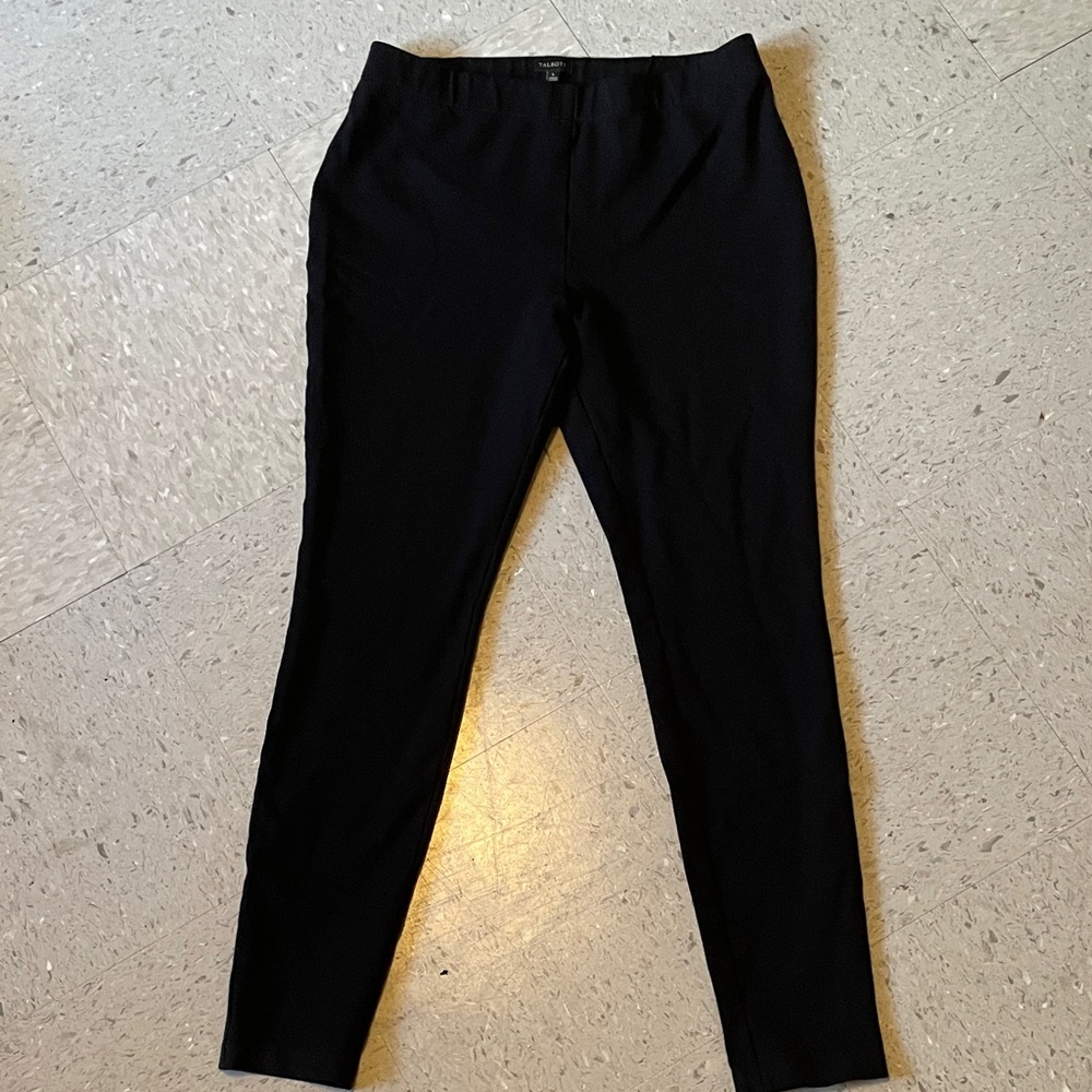 Talbots Signature BH684 Black Trousers / Slacks – Size L  dress pants